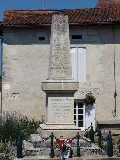 Oorlogsmonument Saint-Sulpice-de-Roumagnac