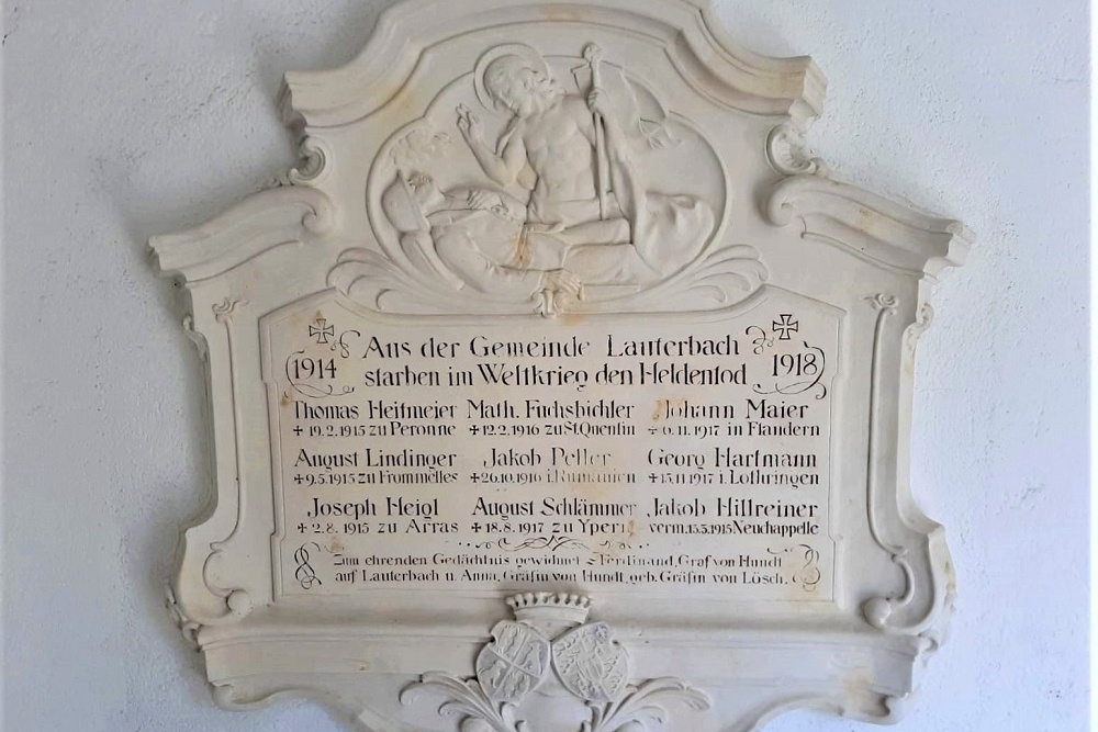 Memorial plaque Lauterbach