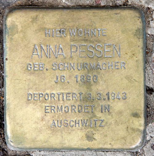 Stumbling Stones Sybelstraße 39 #1