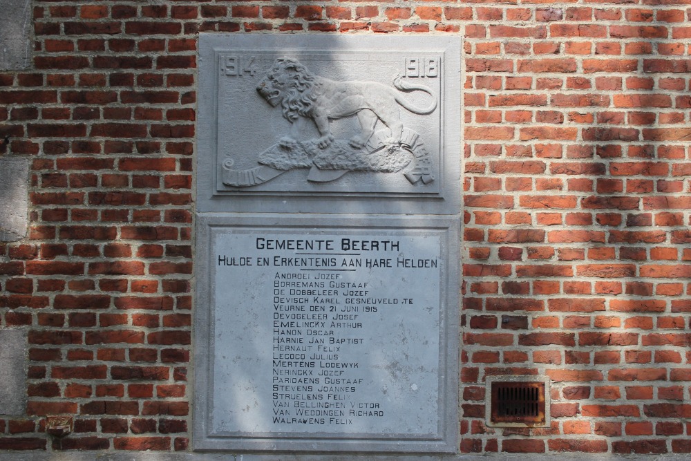 Oorlogsmonument Beert #2