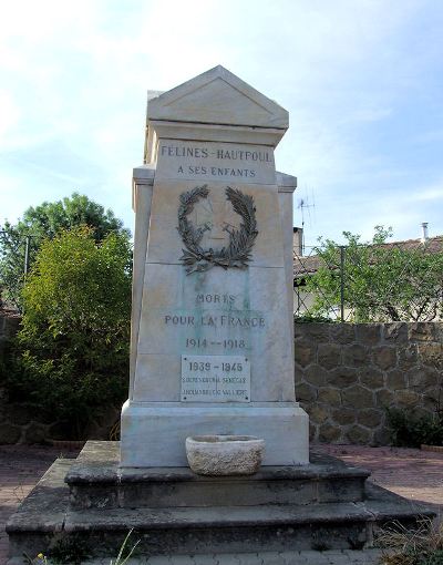 War Memorial Flines-Minervois