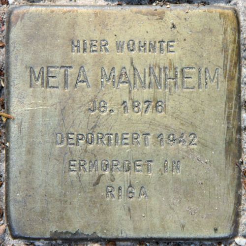 Stolpersteine Stierstrae 14-15 #2