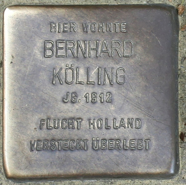 Stolpersteine Hsingstrae 1 #1