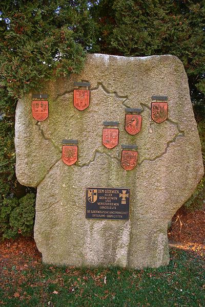 Oorlogsmonument Sudetendeutsche Landsmannschaft