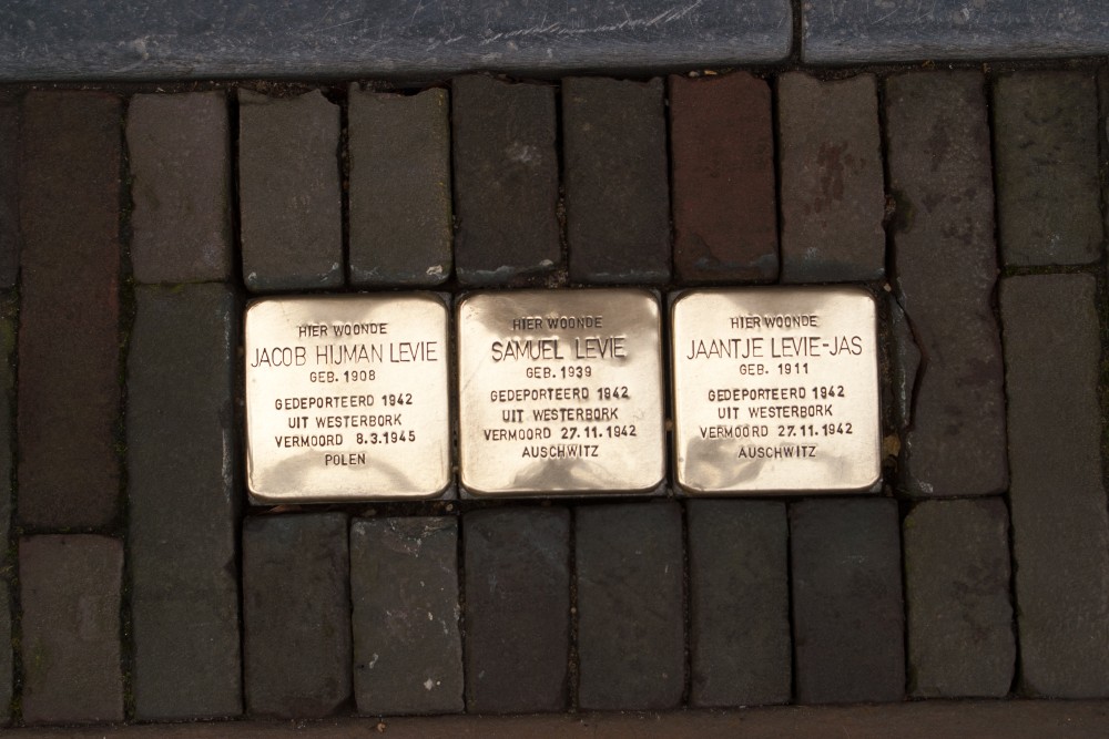 Stolpersteine Nieuwstraat 72a (nu Nieuwstraat 27) #1