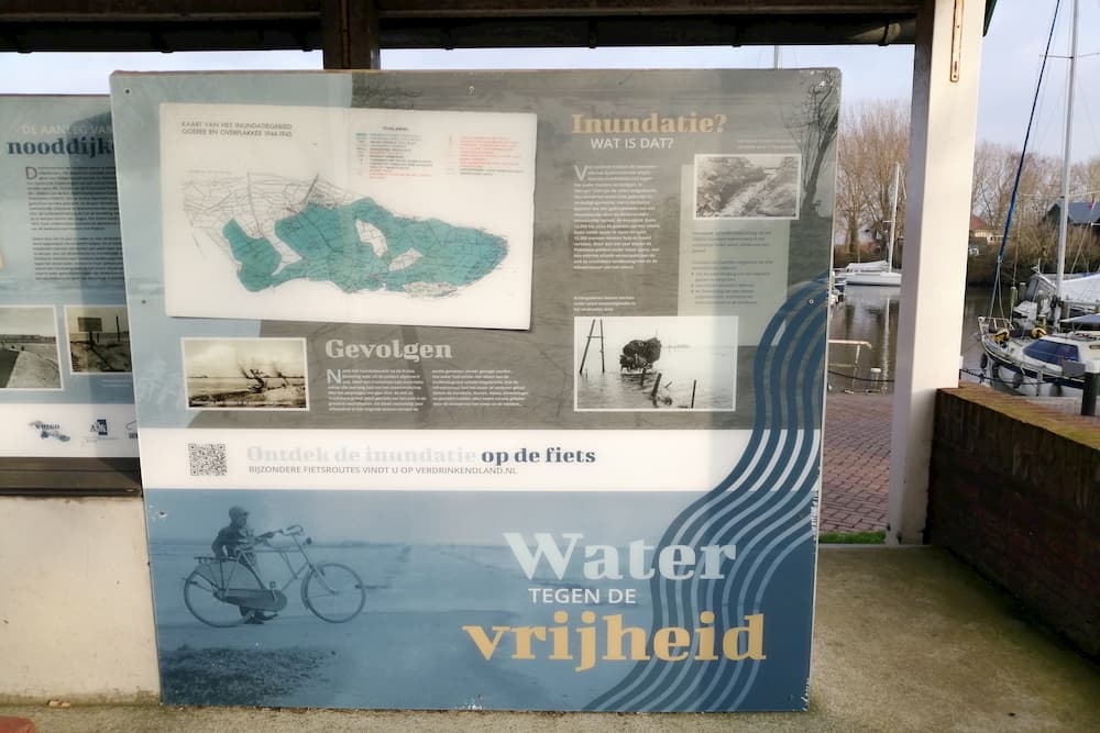 Informatie Bord Inundatie Stad aan 't Haringvliet #2