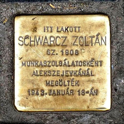 Stolpersteine Nagy Fuvaros utca 18 #2