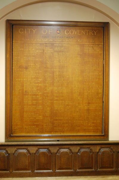 Memorials Coventry Council House #4