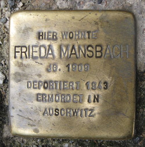 Stolpersteine Steinstraße 5 #2