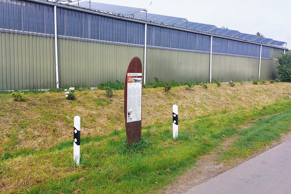 Cycle Route Wings of Freedom: Crash Site Spitfire Mk XIV, RM677, Code DW #2