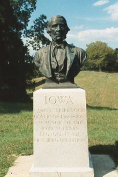 Buste van Governor Samuel J. Kirkwood (Union) #1