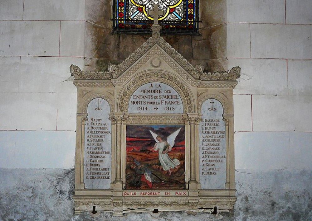 Monument Eerste Wereldoorlog Saint-Michel-de-Double #1