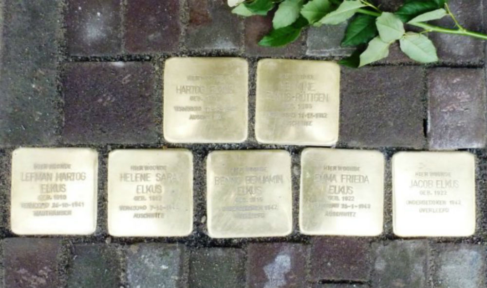 Stolpersteine Nordhornschestr 16 (nu Vledderstraat 18) #1