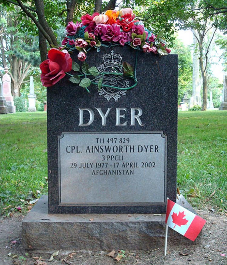 Canadian War Grave Toronto Necropolis Cemetery #1