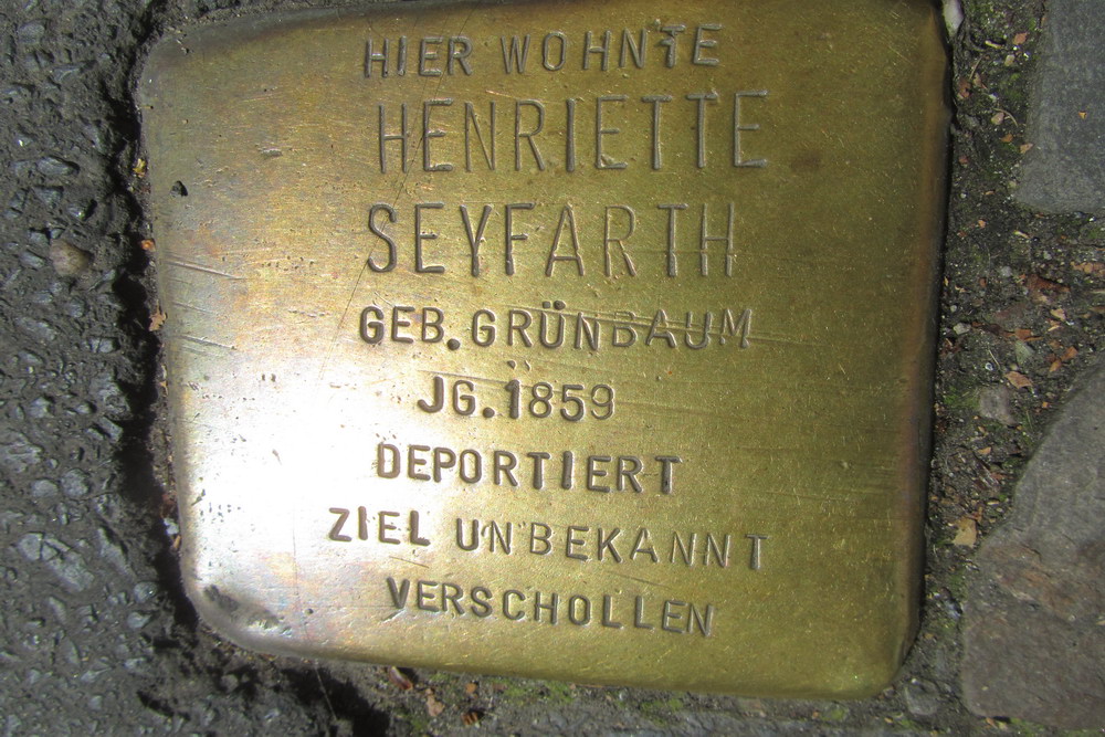 Stumbling Stone Thebäerstraße 2