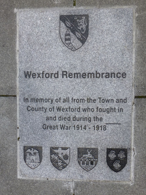 Oorlogsmonument Wexford County (William Archer Redmond) #2