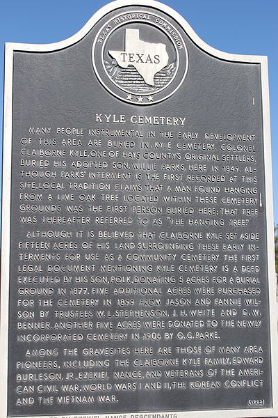Veteranengraven Kyle Cemetery #1