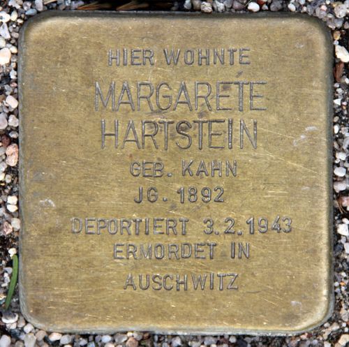 Stolpersteine Bartningallee 7 #4