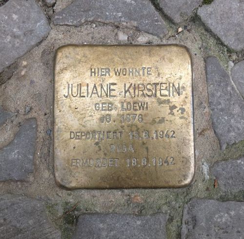 Stolperstein Zhringerstrae 25