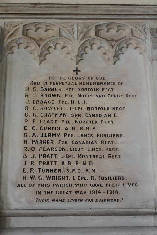 War Memorial South Walsham