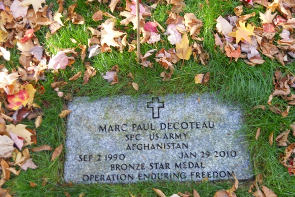 American War Grave Waterville Valley Cemetery