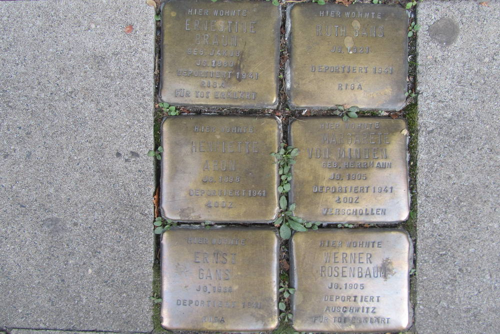 Stumbling Stones Bonner Straße 33 #1
