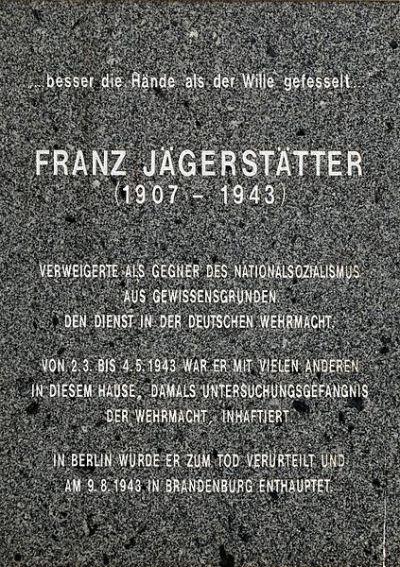 Memorial Franz Jägerstätter #1