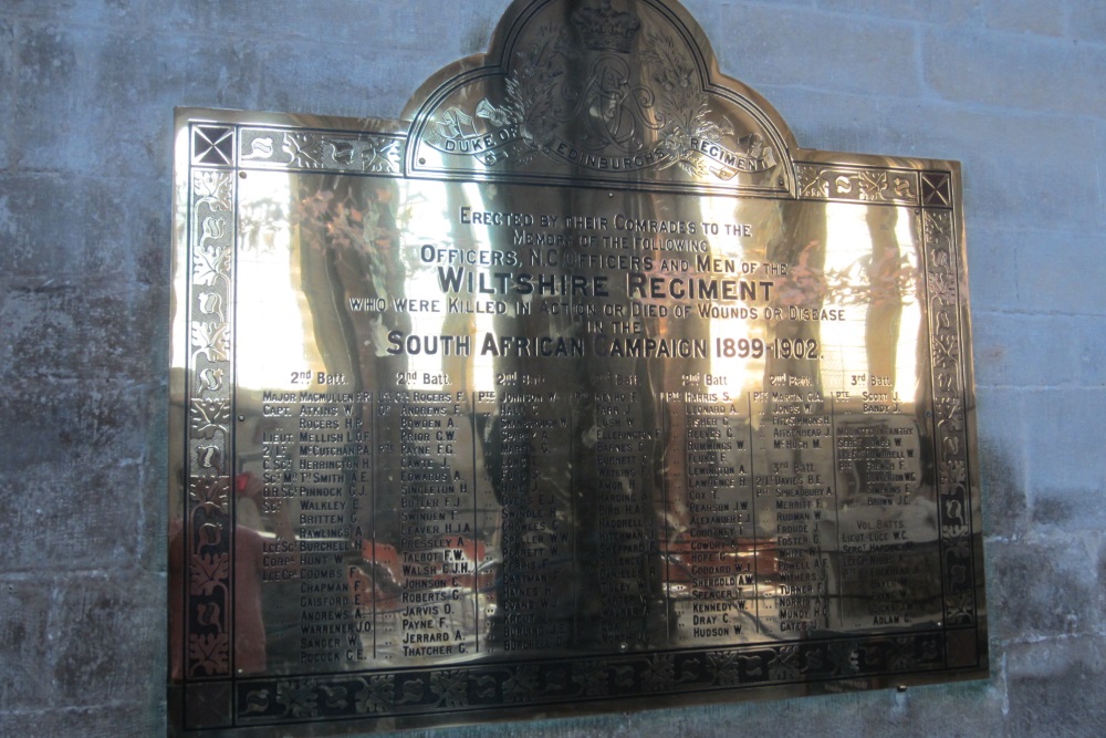 Memorials Anglo-Boer War Salisbury Cathedral #4