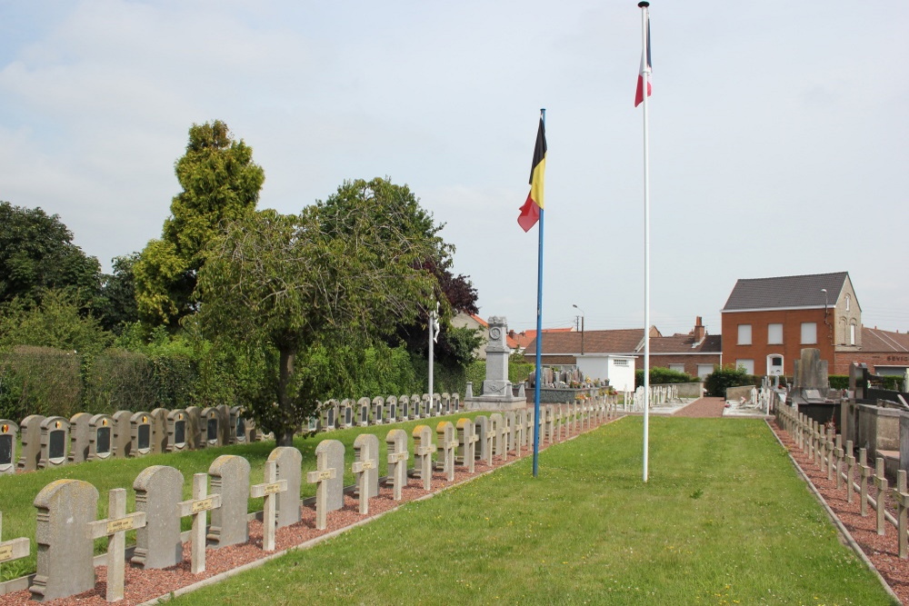 Franse & Belgische Oorlogsgraven Bourbourg	 #3