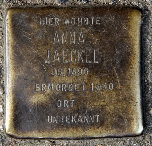 Stolperstein Reichenberger Strae 72a