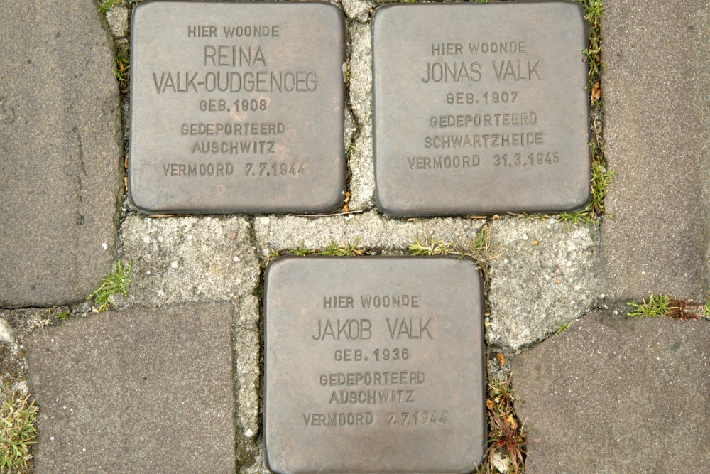 Stolpersteine Kapelstraat 11 (nu t/o Kapelstraat 200)