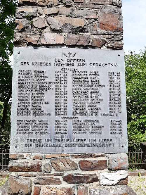 War Memorial Hasenfeld #3