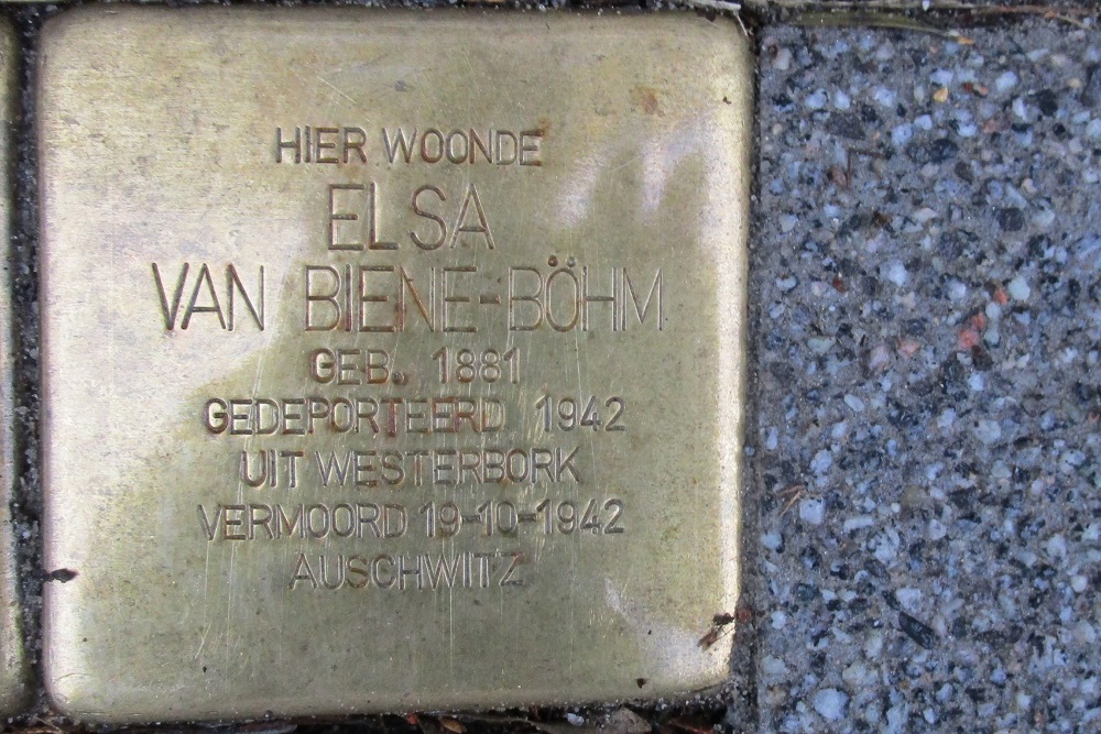 Stolpersteine Willebrordusstraat 137a #3