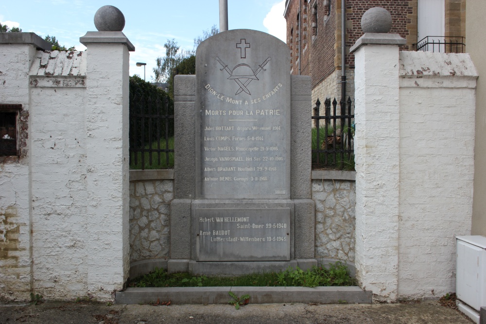 Oorlogsmonument Dion-Le-Mont #1