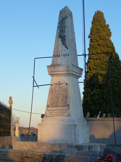 War Memorial Sainte-Gemme