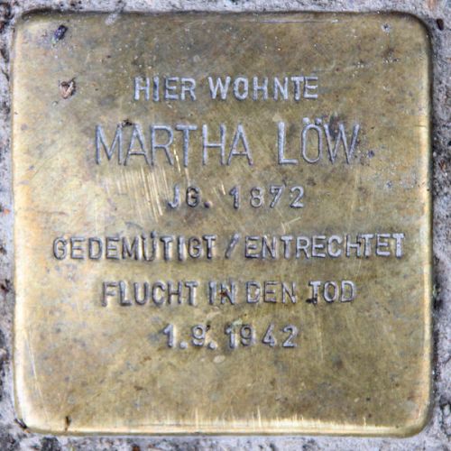 Stolpersteine Pariser Strae 17 #3