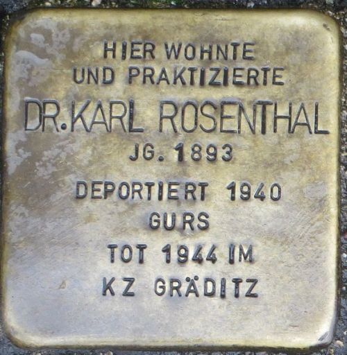 Stolpersteine Hauptstrae 57