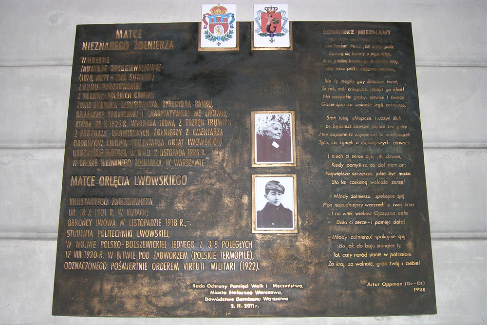 Plaque Sergeant Konstanty Zarugiewicz