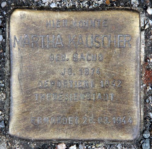 Stolpersteine Knesebeckstrae 74 #1