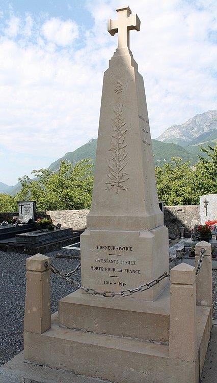 Monument Eerste Wereldoorlog Giez