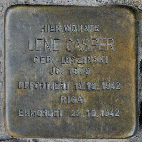 Stolpersteine Chodowieckistrae 8 #1