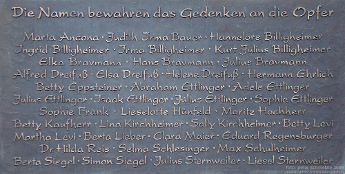 Gedenkteken Omgekomen Joodse Inwoners Eppingen #1