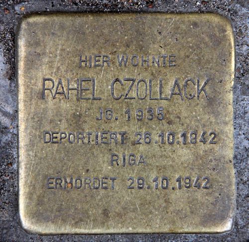 Stolpersteine Tile-Wardenberg-Strae 13 #3