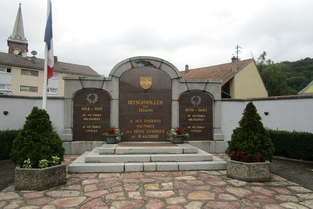 Oorlogsmonument Bitschwiller-lès-Thann #1