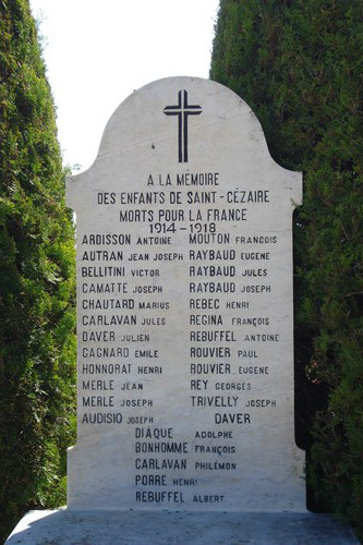 French War Grave Saint-Cezaire-sur-Siagne #3