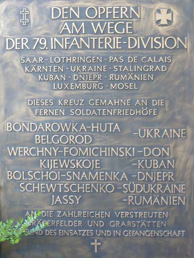 Memorial 79.Infanterie-Division Weiskirchen #1