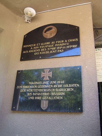 Memorial Ouvrage du Four à Chaux #1