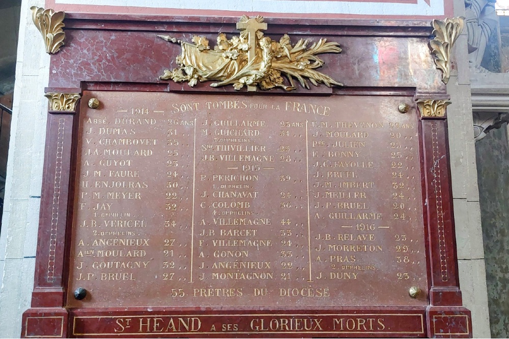 War Memorial Eglise de Saint-Héand #1