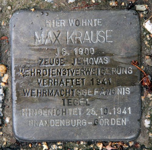 Stolperstein Treuchtlinger Strae 10 #1