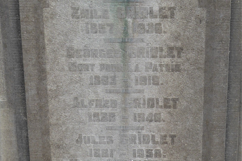 Belgian War Grave Ucimont #3